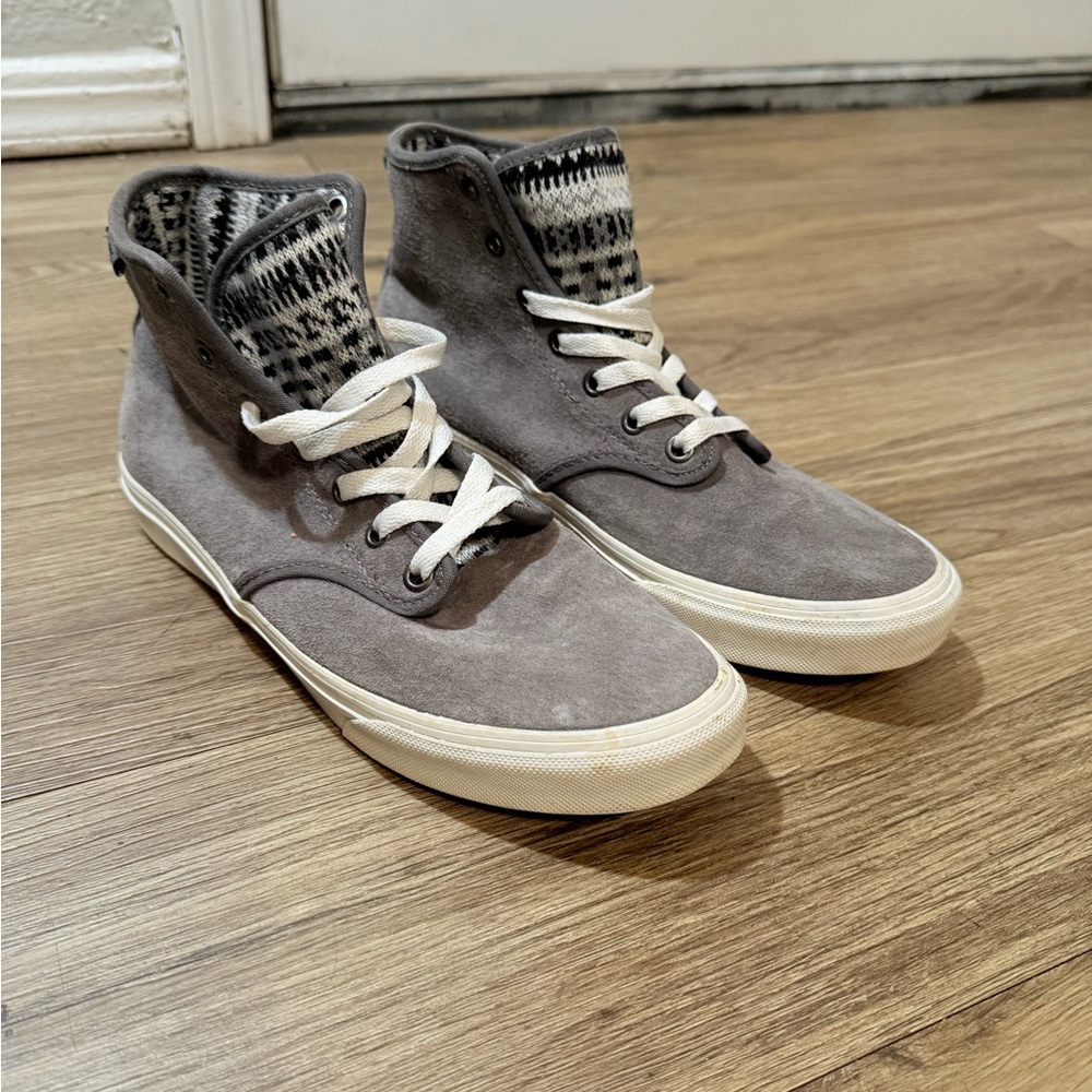 Vans Gray High-Top Women Sneakers Size 8